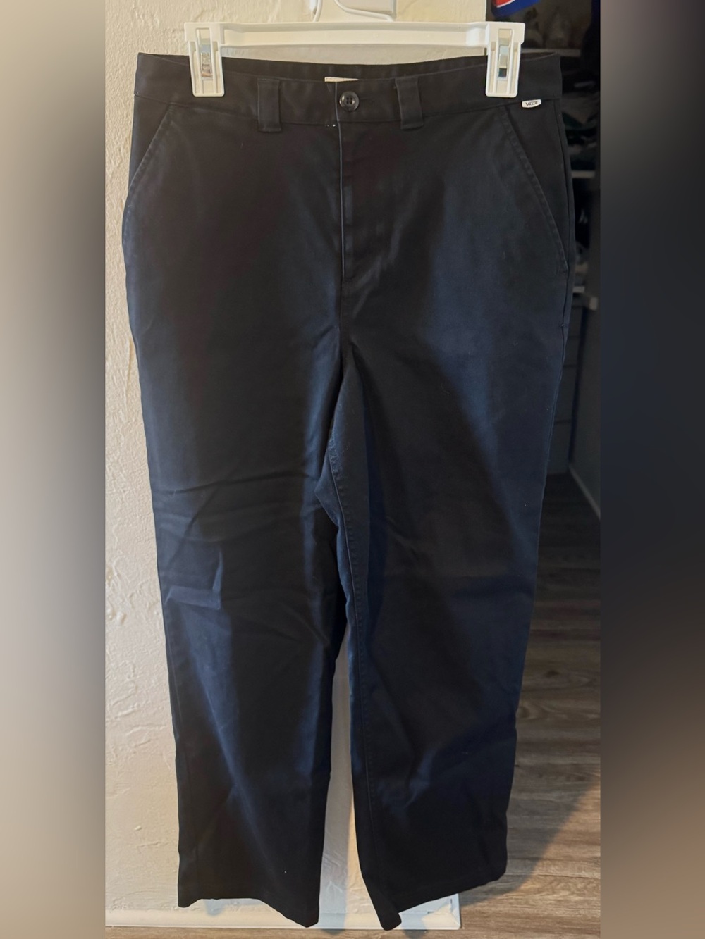 Vans Black Chinos/Skater Pants Size 28